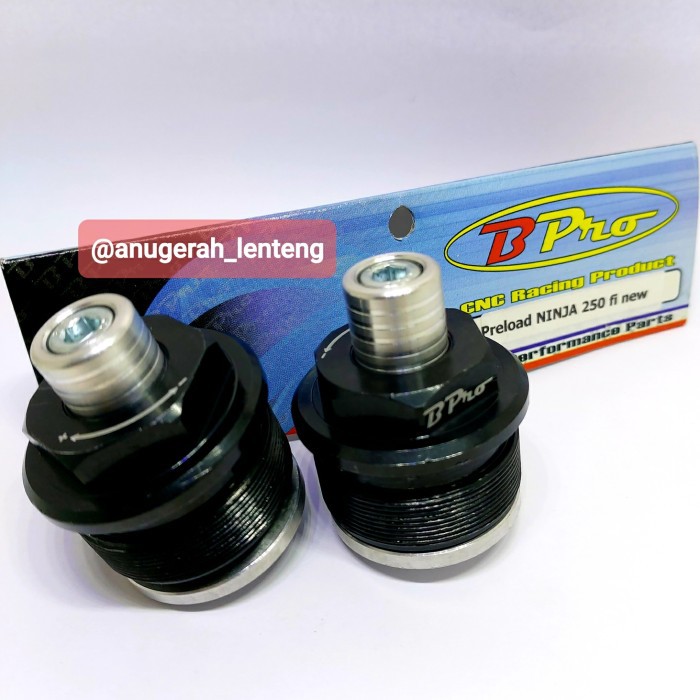 Setelan Shock Depan Preload Pre Load BPro Kawasaki Ninja 250 FI New - Gold