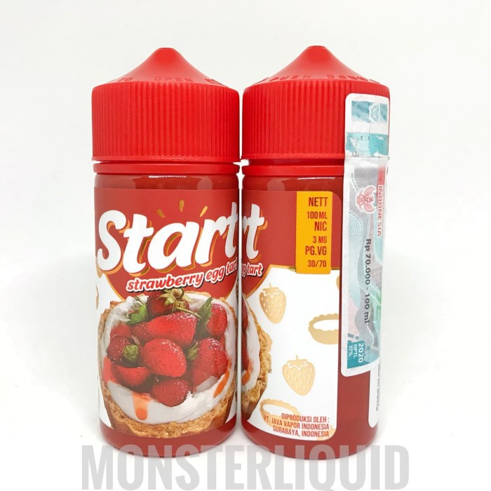 START STRAWBERRY EGG TART BY IDJ X RAYS 3MG 100ML