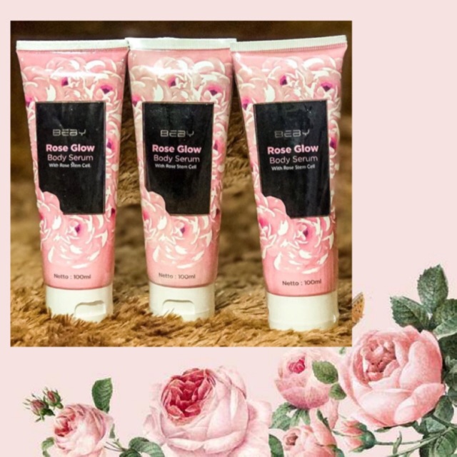 ROSE GLOW BODY SERUM BEBY by dr. TATA