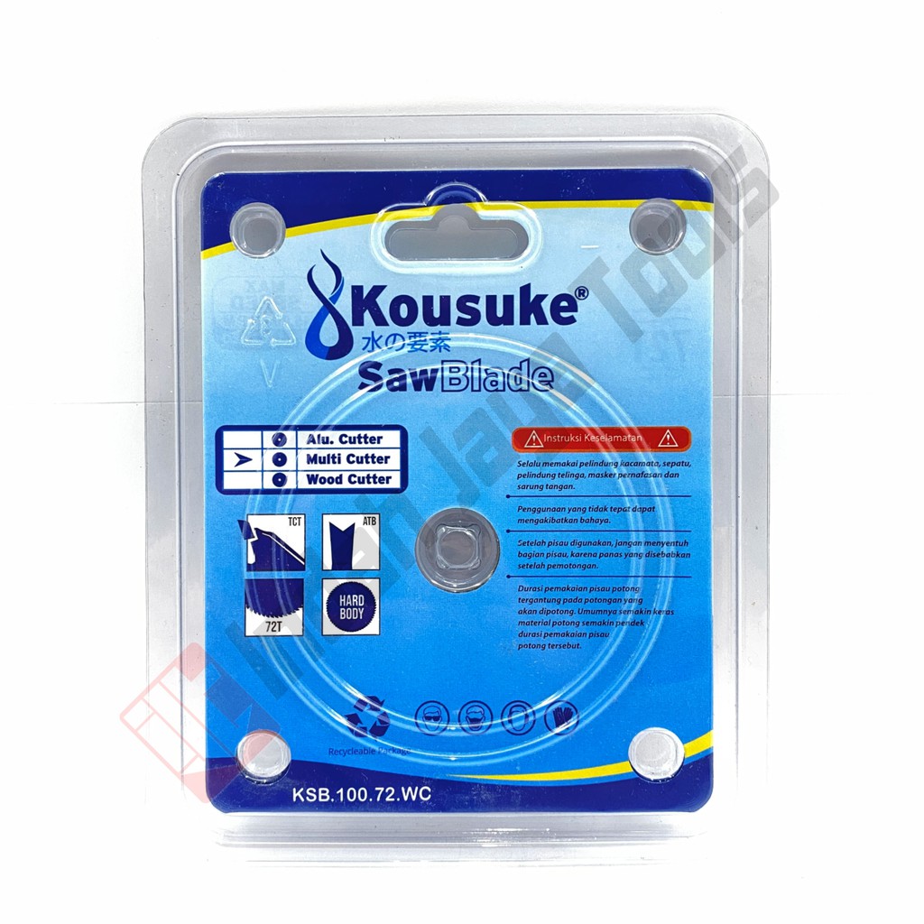 KOUSUKE Circular Saw Blade 4 Inch x 72 T - Wood Mata Pisau Potong Kayu