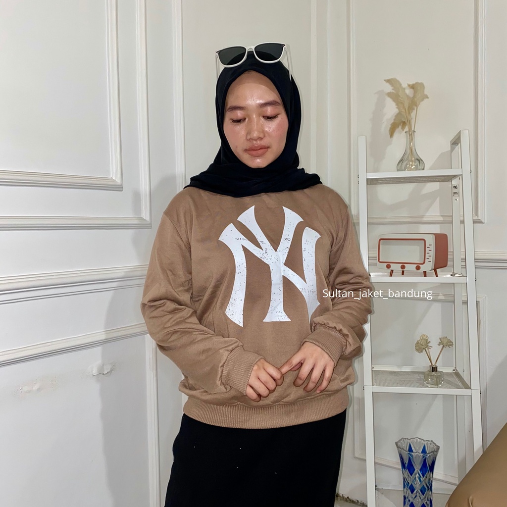 NY BIG LOGO SWEATER CRAWNECK || SWEWTER BASIC NEW ART