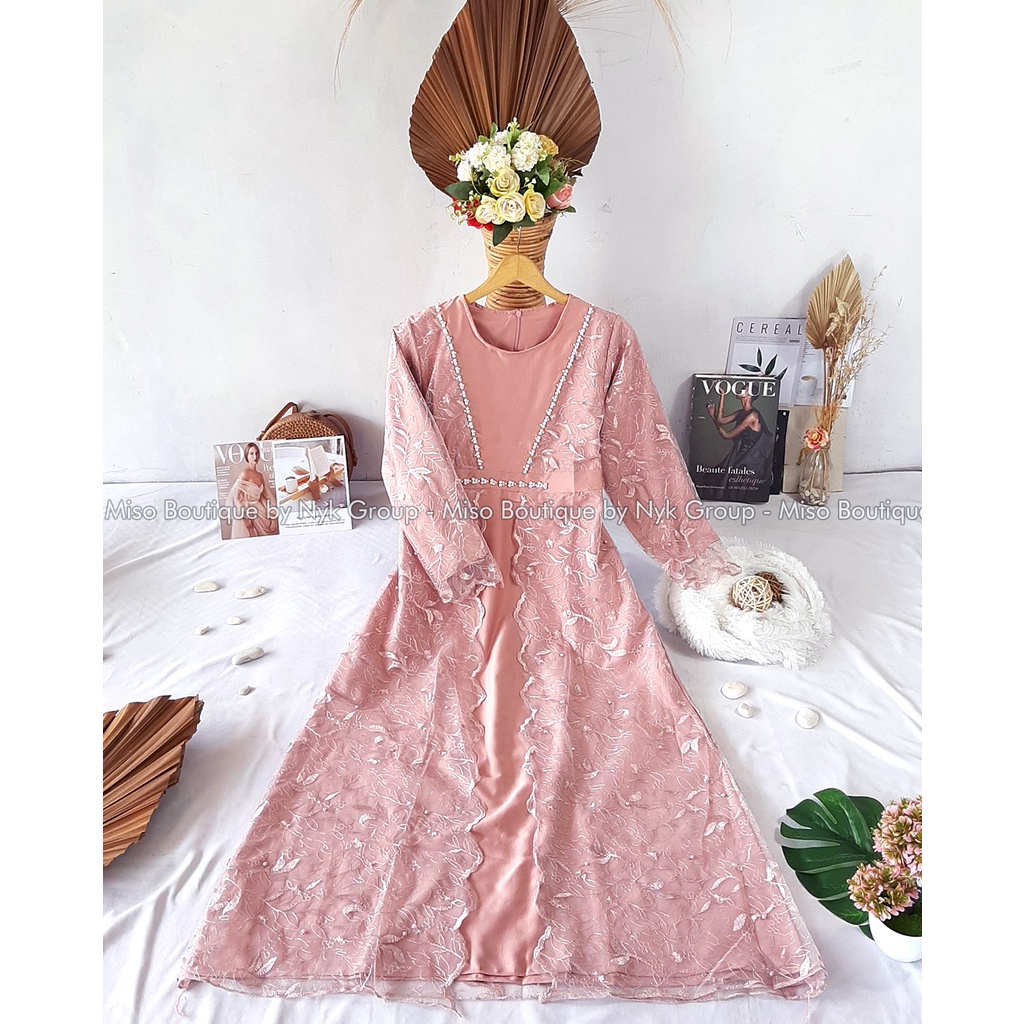 GAMIS SYAR'I TERBARU  - GAMIS MIX VELVET  BRUKAT LISA  -  GAMIS BRUKAT PESTA DEWASA - FASHION GAMIS PREMIUM - GAMIS REMAJA MODERN