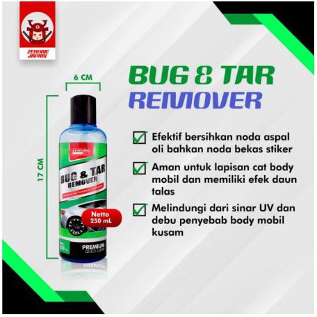 REMOVER BUG &amp; TAR ZERONE PEMBERSIH NODA OLI NODA ASPAL YANG ADA DI BODY MOBIL AVANZA XENIA MOBILIO