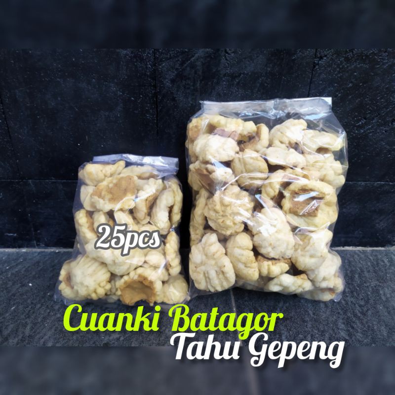 

CUANKI TAHU GEPENG KHAS GARUT Toping Baso Aci Isi 25pcs