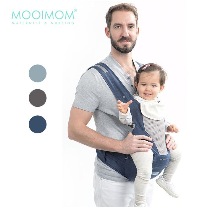 Makassar ! Hipseat Carrier Gendongan Bayi Breathable MOOIMOM