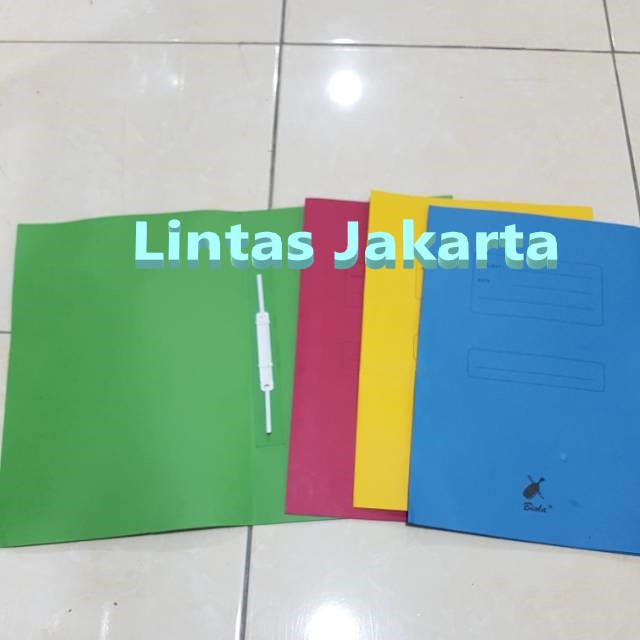 Map Kertas / Map karton Dengan Acco ( Penjepit ) / Map 5001 Merk Biola ( Isi 50 lembar )