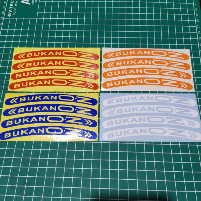 sticker velg list velg team arogan sticker velg bukan oz