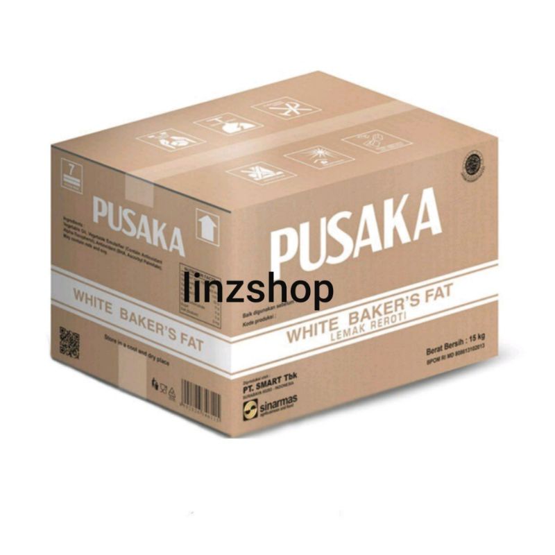

mentega putih tawar / mentega putih pusaka / pusaka white baker's fat kemasan repack