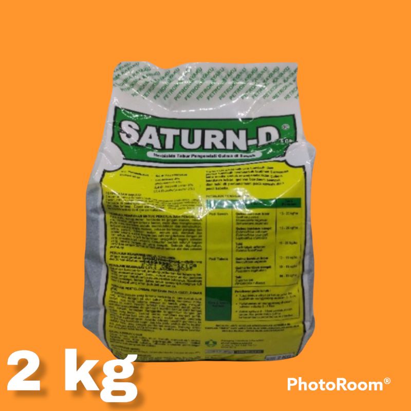 Saturn-D 2 kg Saturn - D Saturn herbisida tabur untuk membasmi hama gulma
