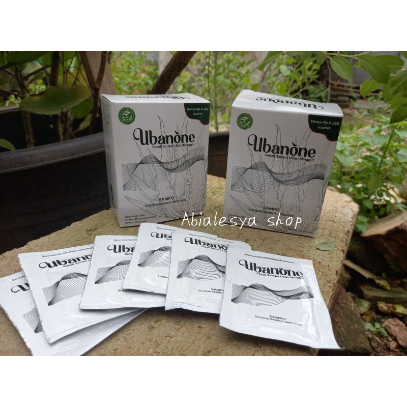 ubanone shampo 1 sachet