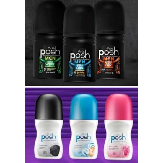 (50ml)  posh deodorant roll on