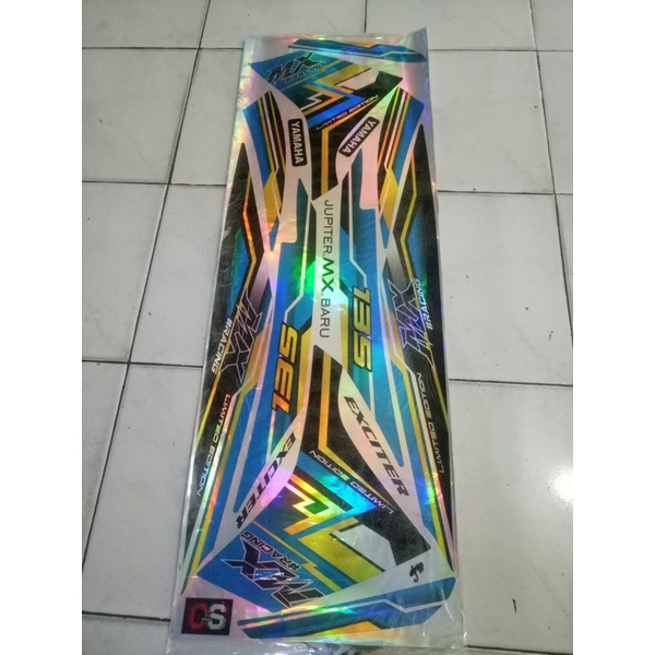 striping sticker variasi Yamaha Jupiter MX new hologram