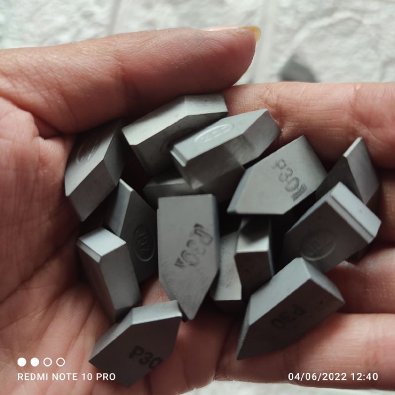 Widia C122 P30 mata widia C122 tebel bubut mata bor sumur