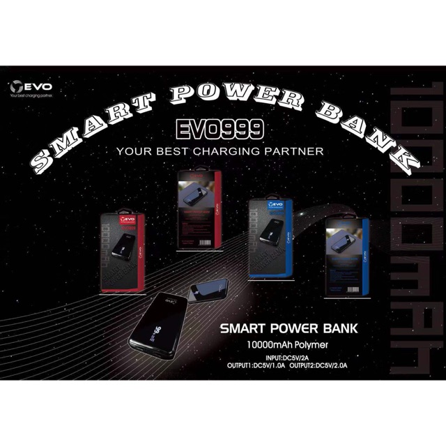 (Evo) Power bank 10.000mah real quality