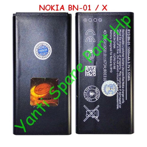 Baterai Nokia X BN01 BN-01 Orignal New