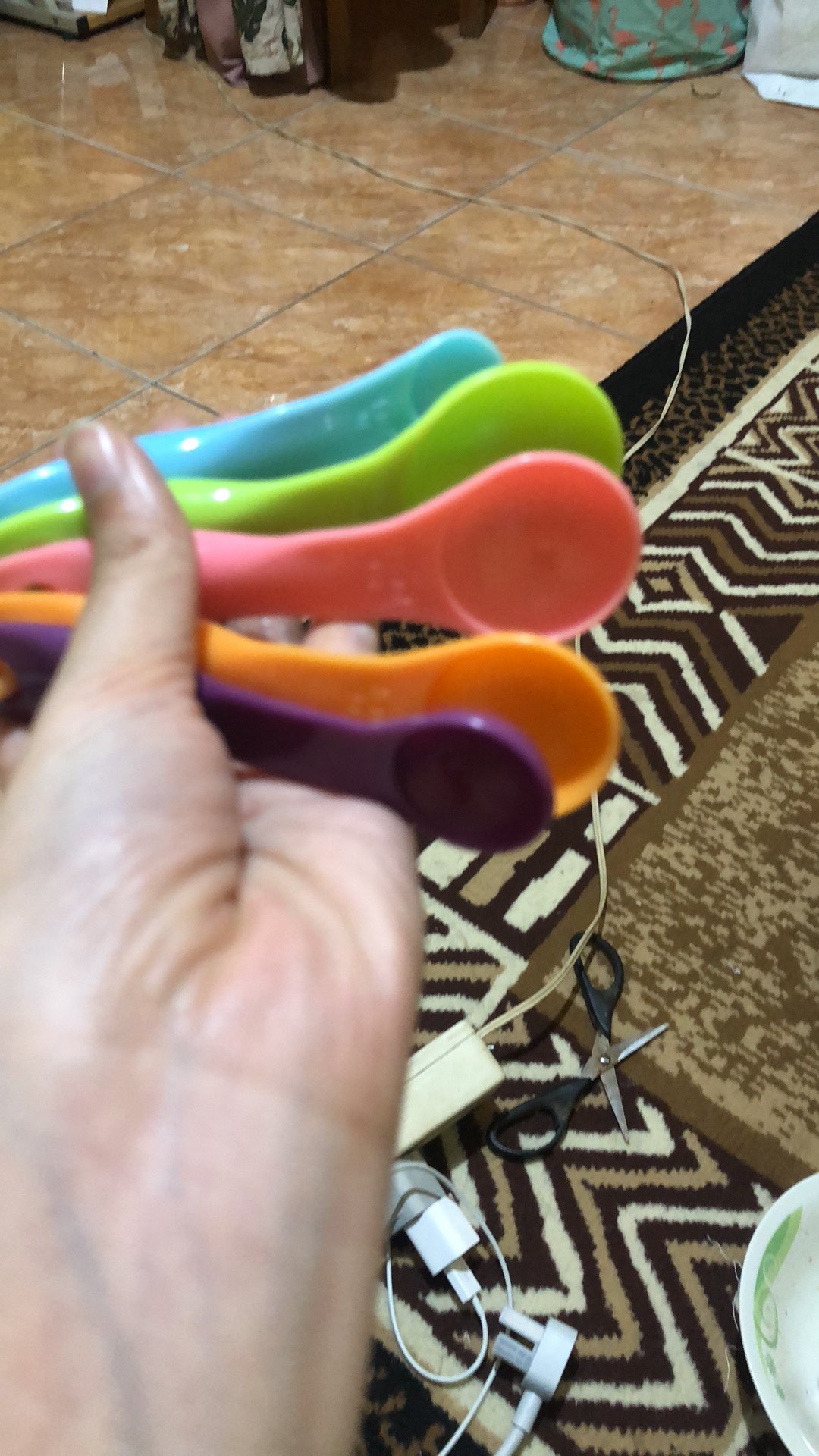 ♣️ Serafina ♣️ -[ Set 5 In 1  Sendok Takar ] Warna Warni Ukur Bumbu