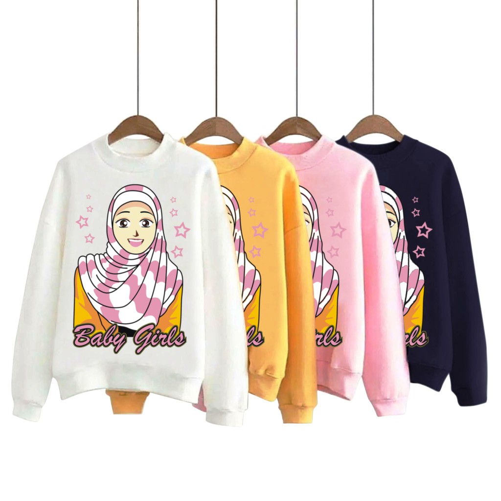 Bess - Sweater Murah Wanita / Sweater Lengan Panjang HIJAB BABY GIRLS