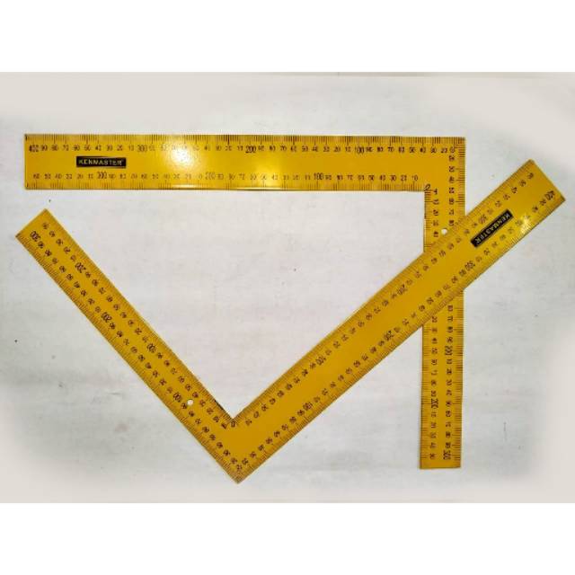 Siku Meter / Siku Tukang Kuning 30 x 40Cm/SIKU TUKANG METER KUNING/PENGGARIS UKUR TUKANG