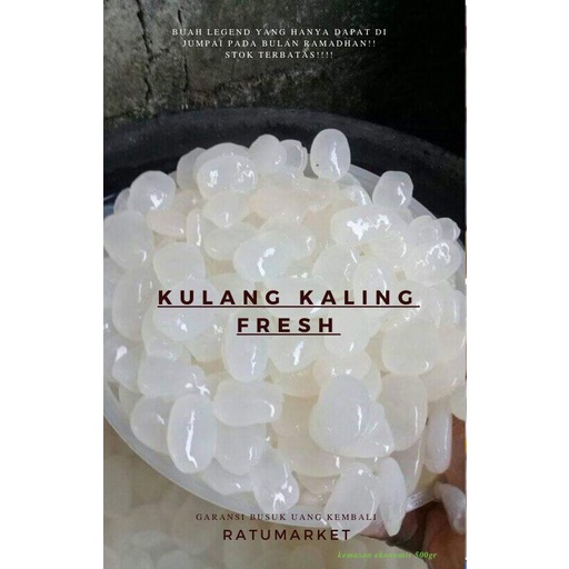 

KOLANG KALING MENTAH KULANG KALING MUDA KWALITAS TERBAIK BERAT BERSIH ½KG KEMASAN VAKUM