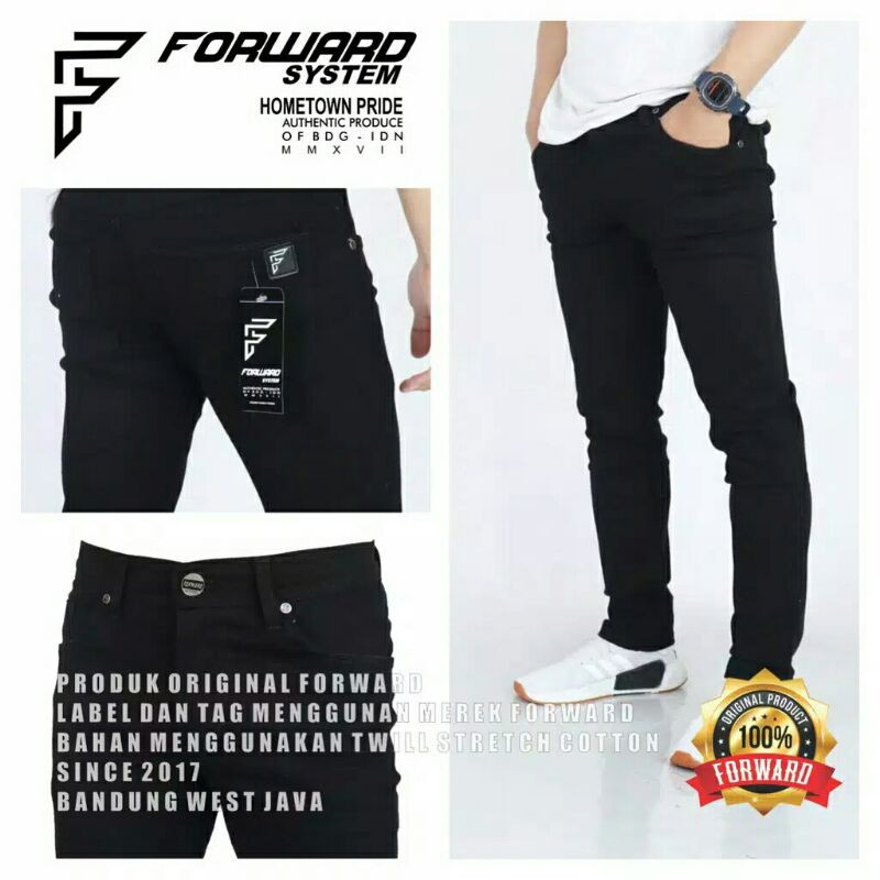 Celana jeans keren pria forward original forward COD