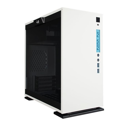 CASING InWin 301 Tempered Glass - Casing gaming- WHITE AND BLACK