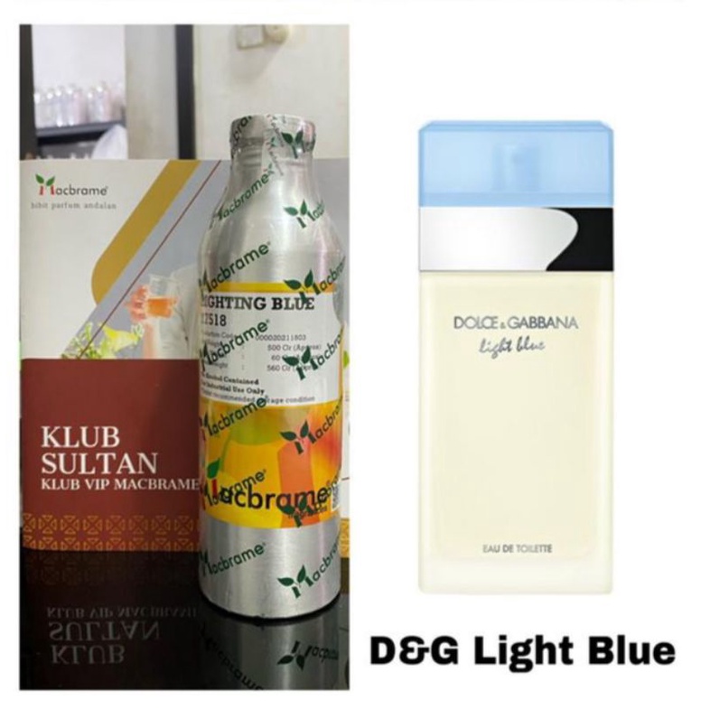 bibit parfum D&amp;G light blue original 100mg murni asli