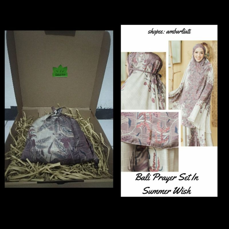 Hampers Mukena Bali Prayer Set by Wearing klamby