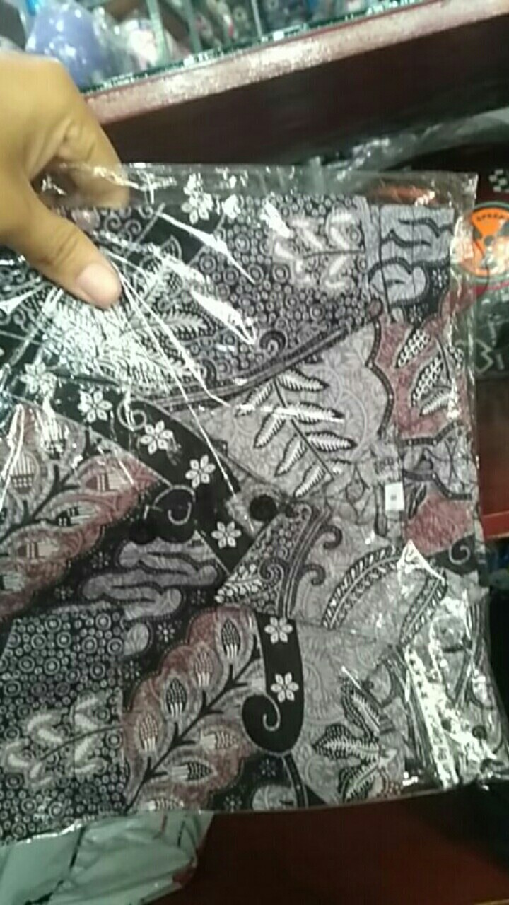Batik Couple Ayah Dan Anak Lapis Furing Bahan Katun Halus Primisima 40s Warna Ungu