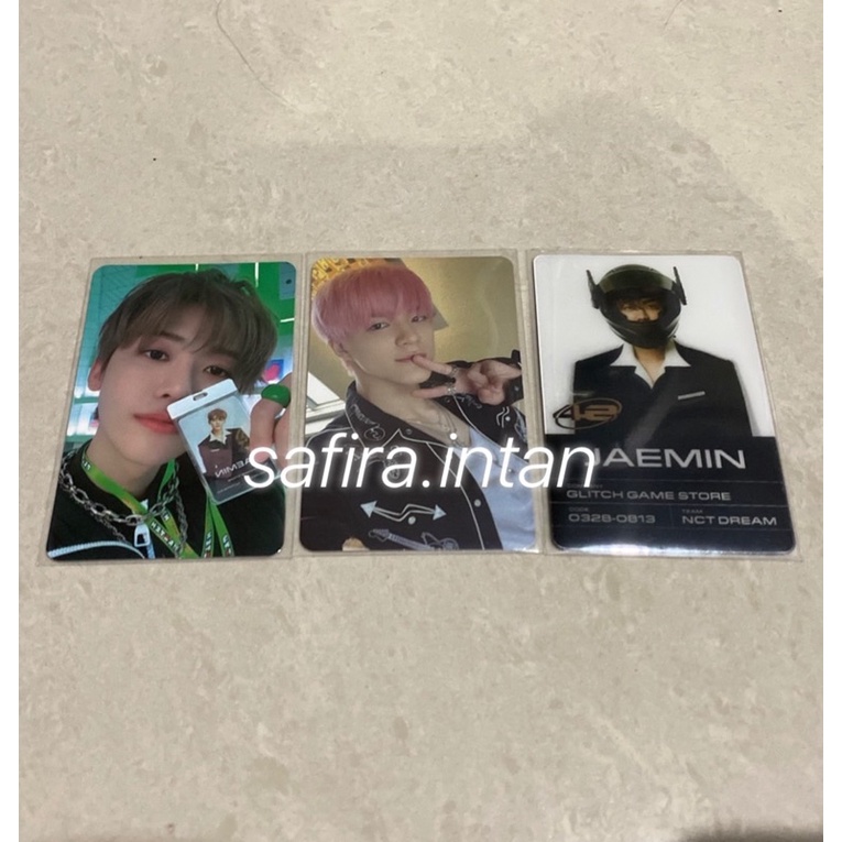 PC Jeno Jaemin Glitch Mode Lucky Draw LD Glimo NCT DREAM