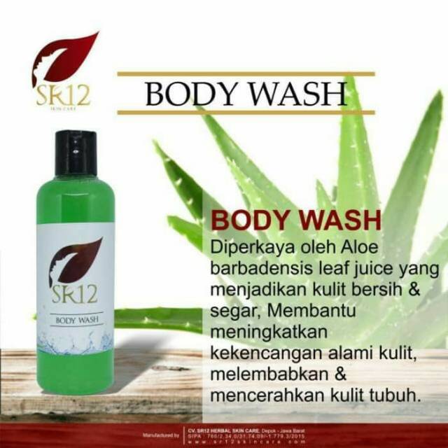 Body wash sabun mandi SR12 BPOM ORIGINAL