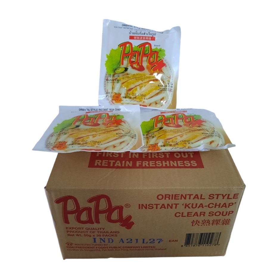 

Papa Kua Chap Instant Original 50gr Per 1 Dus Isi 30