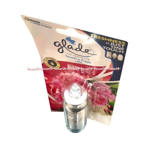 Glade Air Freshener Touch &amp; Fresh Lemon Refill Pewangi Ruangan Toilet Sekali Tekan