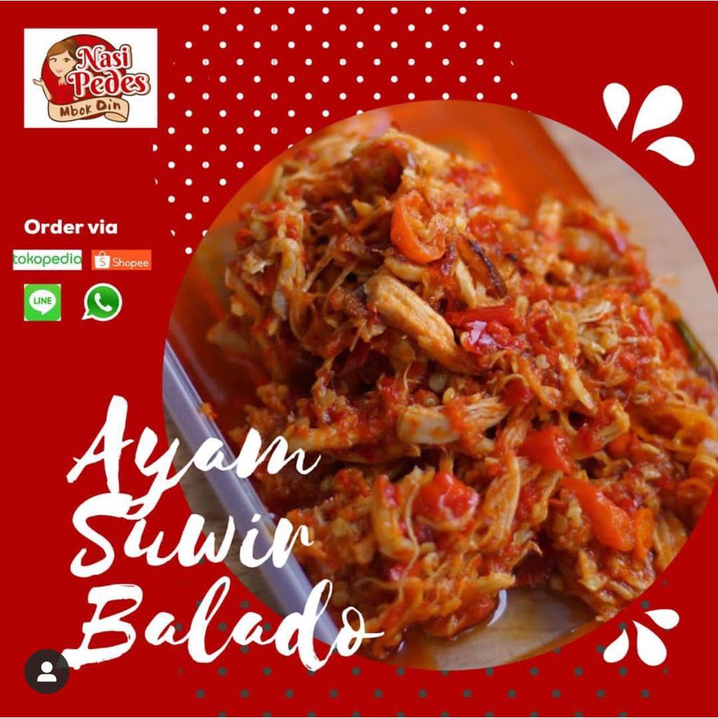 Jual Ayam Suwir Balado 500gram Indonesia Shopee Indonesia