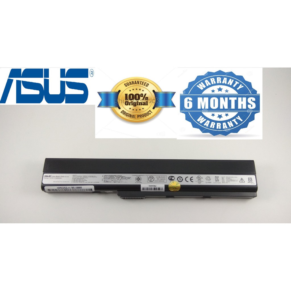 Baterai Asus Original Laptop ASUS K52, A42, A42J, A42F, K52, A52, K42JA K42JB K42JC K42JE