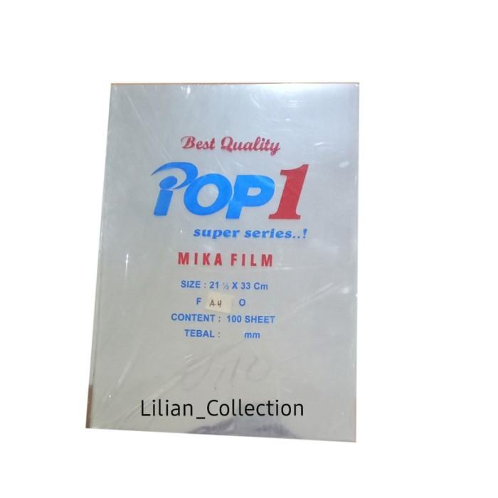 

Cover Mika Film/Plastik Jilid A4 0,10 Micron - 100 Pcs