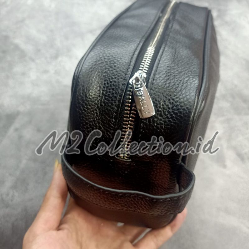 Pouch Bag Bally/Tas Tangan Leather/Handbag Kulit Asli Import