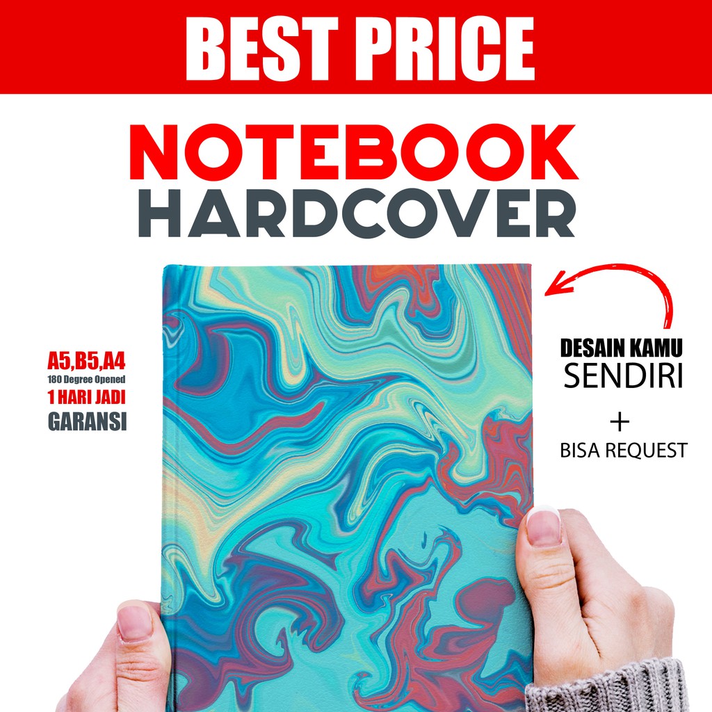 

Notebook Custom Hardcover Custom Desain Cover / Ide Kado Unik / Seminar Kit / Ide Souvenir Terlaris