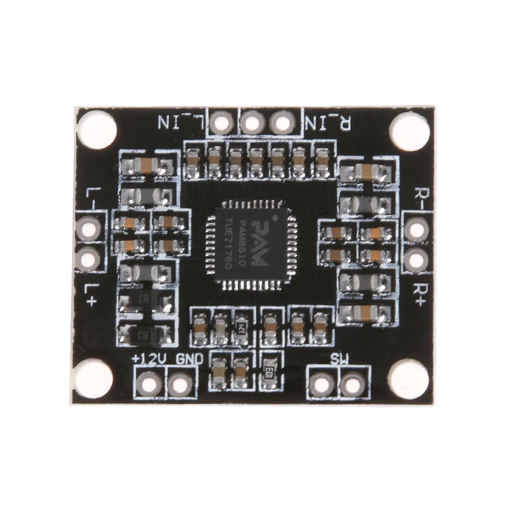 MOJITO 1pc PAM8610 DC 12V 2 X 15W Dual Channel Stereo Class D Amplifier Board