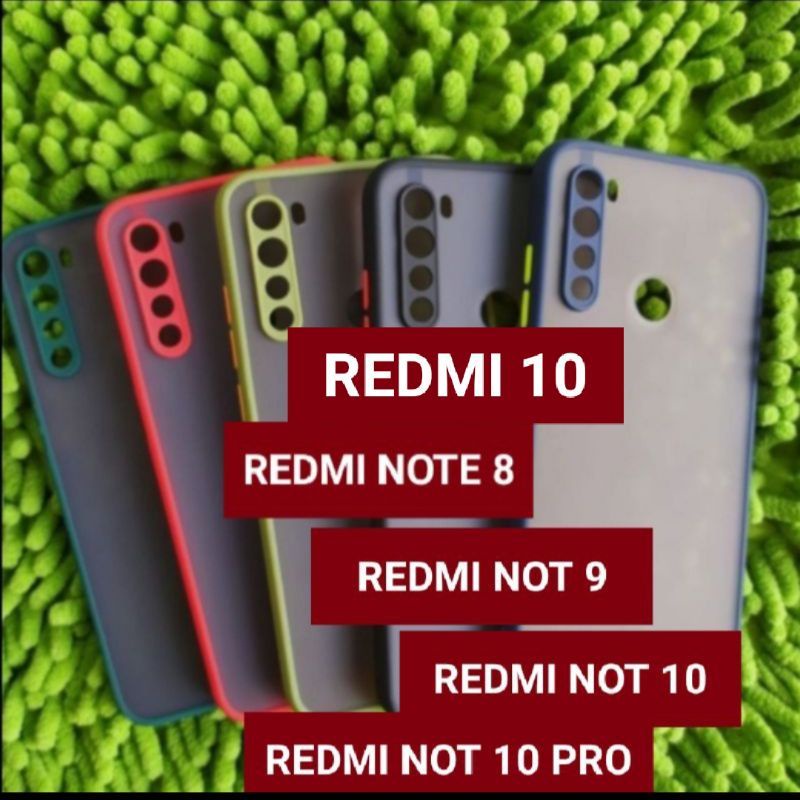 SLIKON/CASE HP ORI ADA PELINDUNG KAMERA REDMI 10/REDMI NOT 8/REDMI NOT9/REDMI NO 10/REDMI NOT 10 PRO