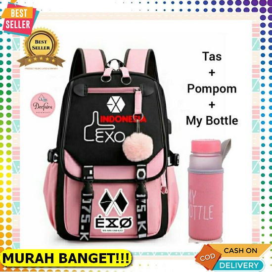 Amy - Tas Anak Korea Perempuan Ransel Korea Anak Perempuan Import Unicorn Terbaru 2021 Canvas Origin