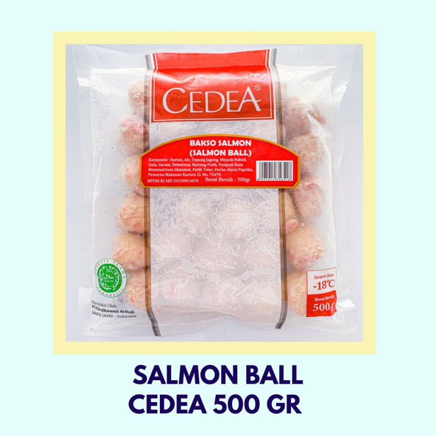 Salmon Ball Cedea 500gr - Frozen food