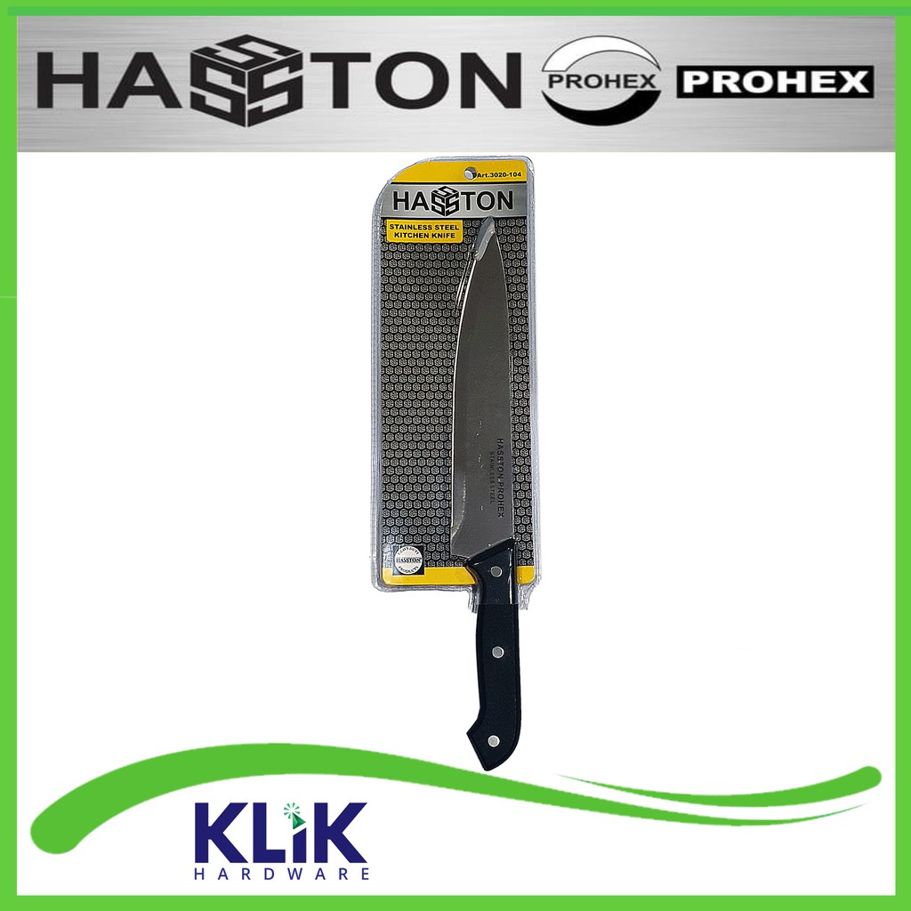 Hasston Prohex Pisau Dapur Stainless Steel Kitchen Knife 3020-104