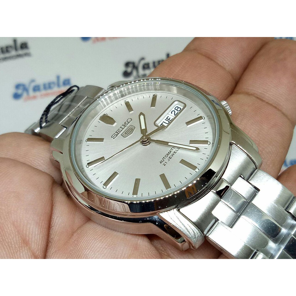 Seiko 5 SNKK65K1 Automatic Silver Dial - Jam Tangan Pria SNKK65