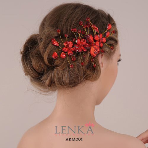 [READY STOCK] HEADPIECE AKSESORIS RAMBUT PENGANTIN PESTA PERNIKAHAN ARM001