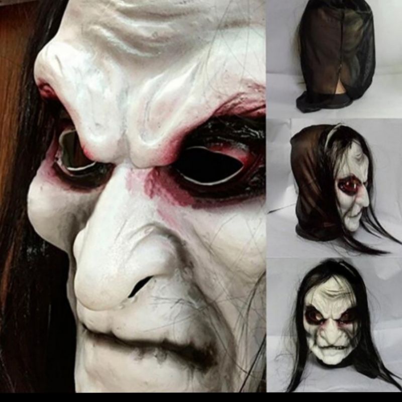 topeng seram topeng nenek sihir topeng prank