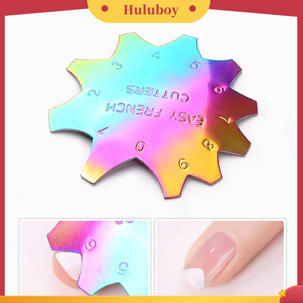 Huluboy Huluboy♡ Plat Stempel Kuku Bahan Stainless Steel Untuk Nail Art