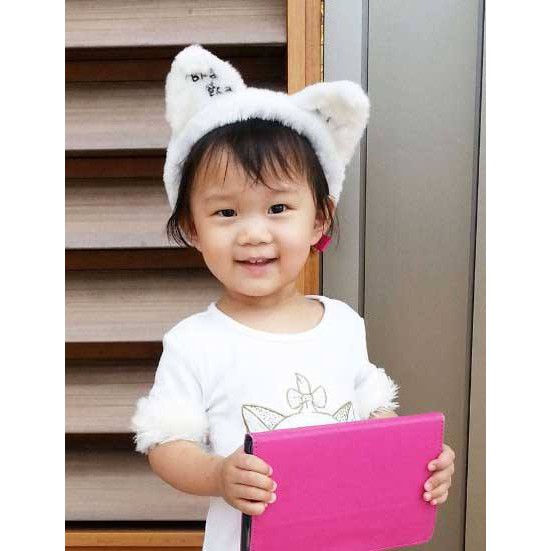 Headband Aksesoris Bayi Kitty White Hairband Bando