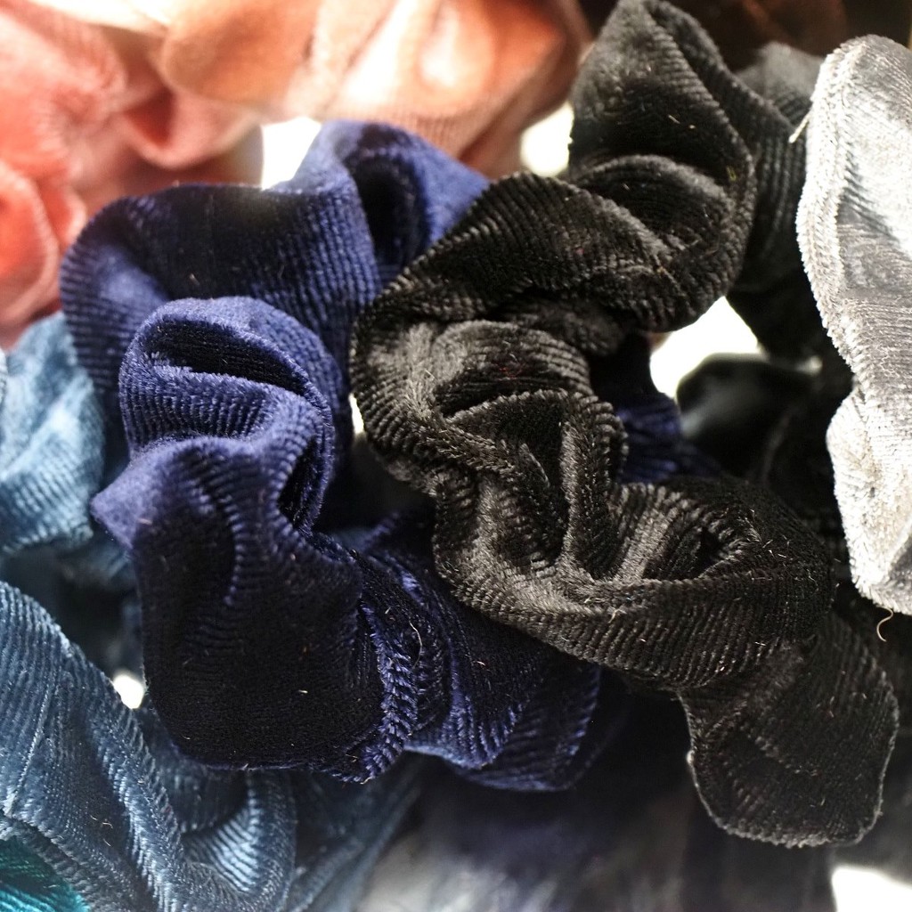 Scrunchie BLUDRU IMPORT GRES BUKAN BAHAN LIMBAH KUALITAS PREMIUM HALUS VELVET KOREA Kuncir Scrunchie