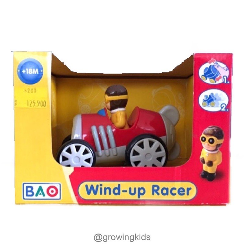 MAINAN ANAK: BAO AND MAJORETTE Pesawat Wind Up Racer