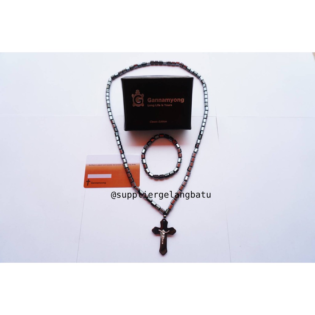 KALUNG SALIB YESUS GANNAMYONG KESEHATAN KRISTIANI KRISTEN KATOLIK alat kesehatan rohani benediktus